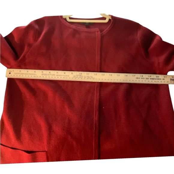 ** J Crew 365 Open Front Stretch Shawl Long Cardigan Sweater - Picture 6 of 7